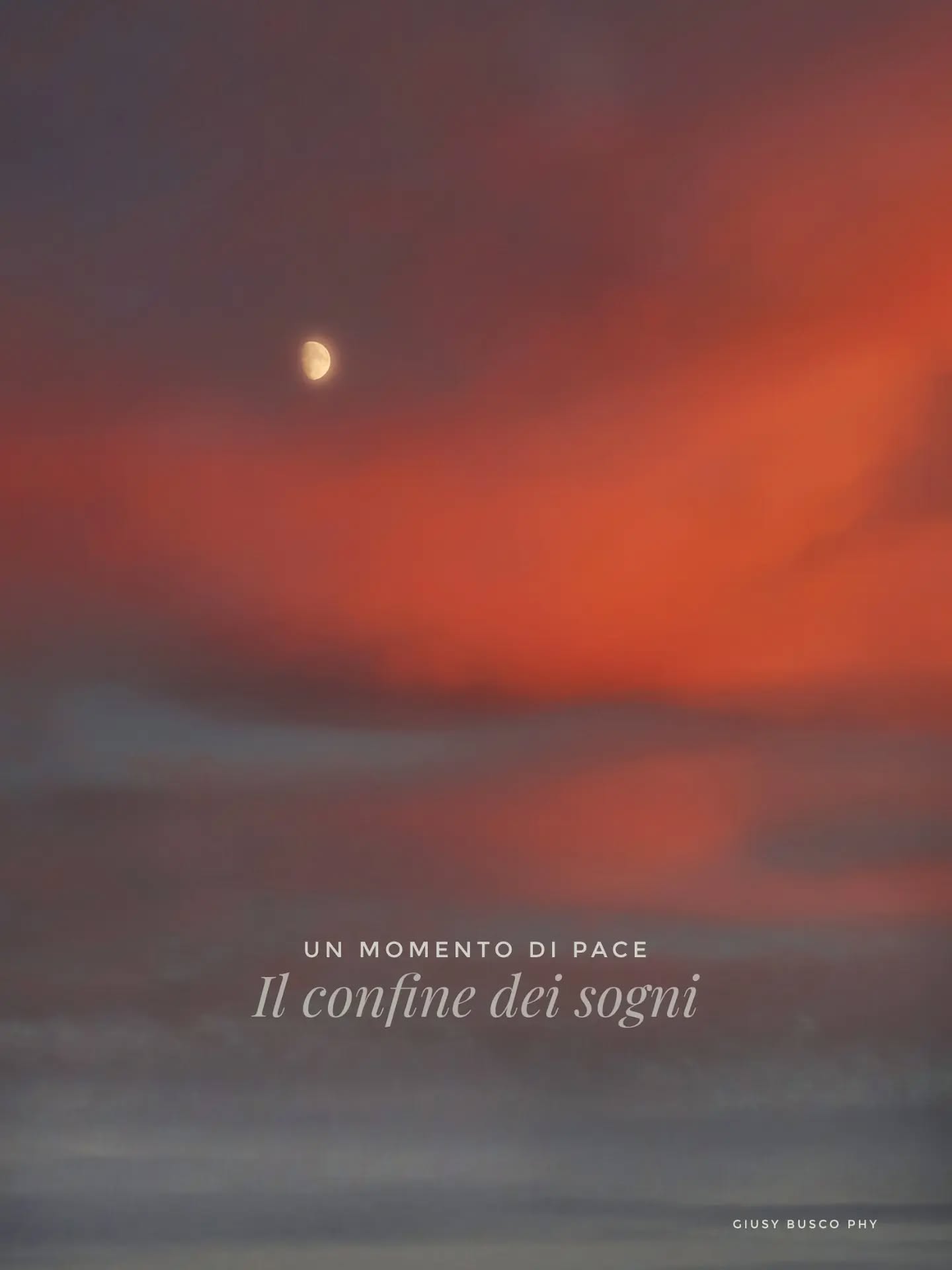 Al confine tra il giorno e i sogni. — foto di @giusybusco