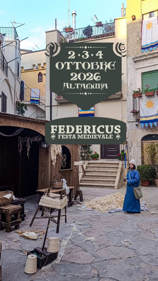UN SALTO NEL MEDIOEVO… IN PUGLIA? 🏰 Dal 2 al 4 ottobre Altamura si trasforma e torna indietro nel tempo con… — foto di…